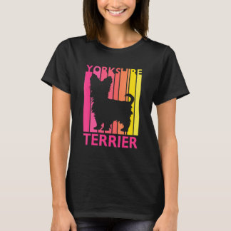 T-shirt Yorkshire Terrier Chien Vintage Teg Pour Chien