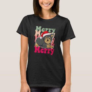 T-shirt Yorkshire Terrier Dog Christmas Matching Family