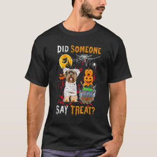 T-shirt Yorkshire Terrier Dog Halloween Did Someone Say Tr