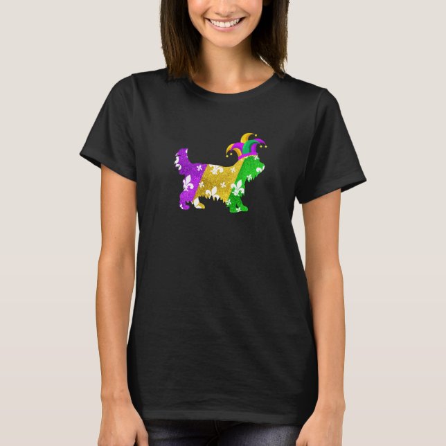 T-shirt Yorkshire Terrier Dog Mardi Gras Carnivals Puppy (Devant)