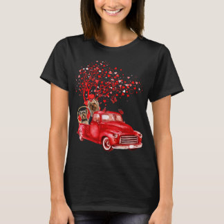 T-shirt Yorkshire Terrier équitation Camion Valentine Butt