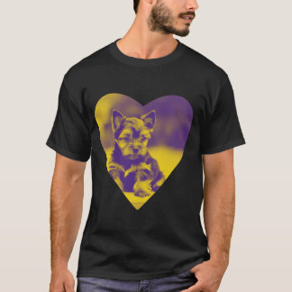 T-shirt Yorkshire Terrier Heart