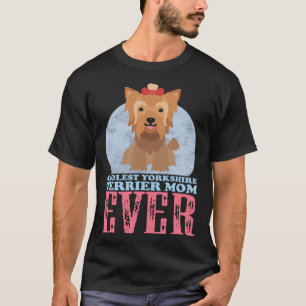 T-shirt Yorkshire Terrier Maman Yorkie Chien Propriétaire 