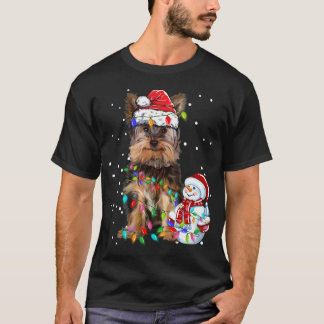 T-shirt Yorkshire Terrier Noël Noël Noël Noël Noël Noël No