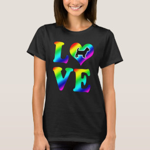 T-shirt Yorkshire Terrier Pride Rainbow Love
