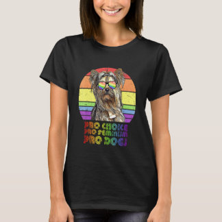 T-shirt Yorkshire Terrier Pro Choice Pro Feminism Pro Dogs