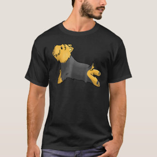 T-shirt Yorkshire Terrier Yoga Pose Yorkie Chien