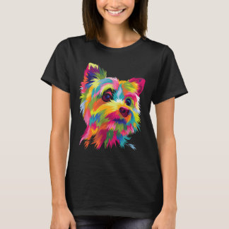 T-shirt Yorkshire Terrier Yorkie Pop Art Popart Chien