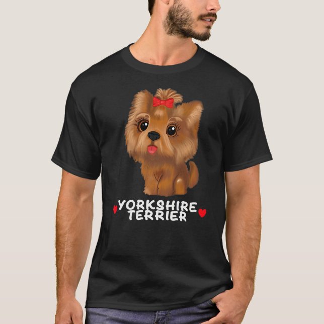 T-shirt Yorkshire Terrier Yorkshire Chien Terrier (Devant)