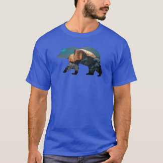 T-shirt Yosemite Half Dome Bear Géant