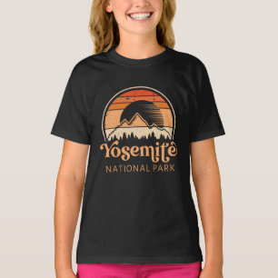 T-shirt Yosemite National Park California Retro Vintage