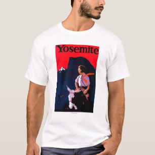 T-shirt Yosemite PosterYosemite vintage, CA