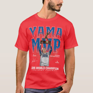 T-shirt Yoshinobu Yamamoto 2025 Los Angeles MVP World Cham