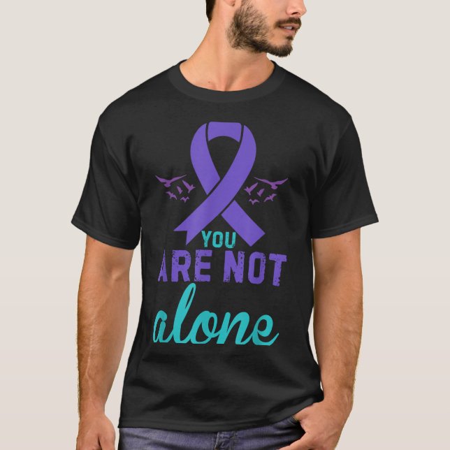 T-shirt You Are Not Alone  (Devant)