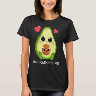 T-shirt You Complete Me  Avocado Couples Valentines