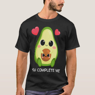T-shirt You Complete Me  Avocado Couples Valentines