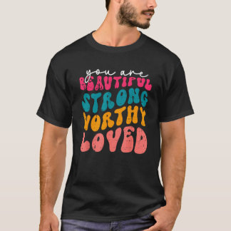 T-shirt You Matter Be Kind Groovy Mental Health Awareness 