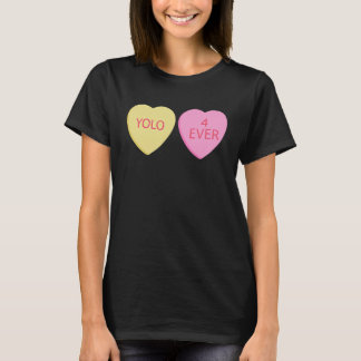 T-shirt You Only Live Happy Valentines Day Conversation He