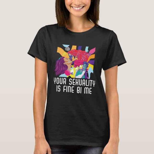 T-shirt You re Within My Bi Fi Range Bisexual Bisexuality  (Devant)