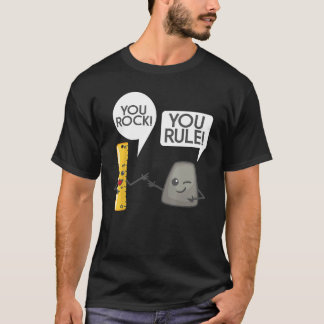 T-shirt You Rock You Rule Shirt - Cute Great Rocker et Ru