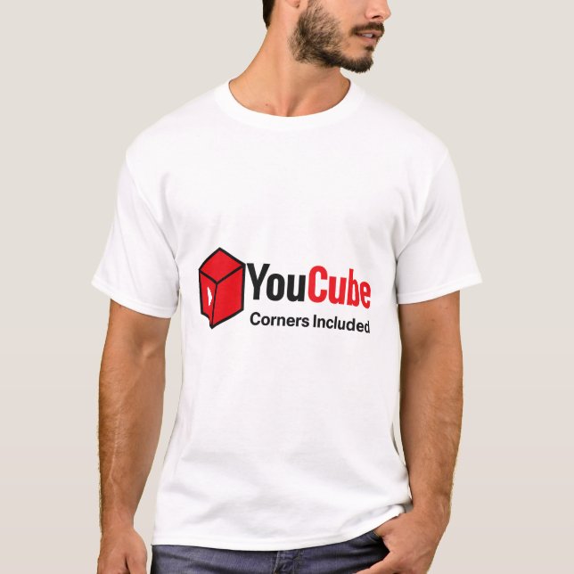 T-shirt YouCube  fake brand   (Devant)