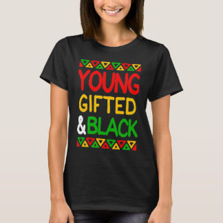 T-shirt Young ed And Black African American Men Women Boy