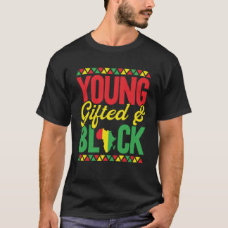 T-shirt Young ed And Black African Black History Month