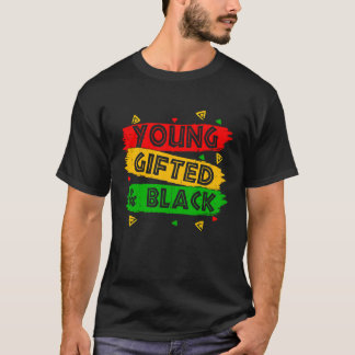 T-shirt Young ed Black Black Girl Magic and Black History