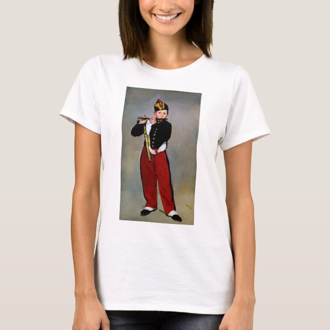 T-shirt Young Flutist, The Fifer, Edouard Manet, 1866 (Devant)