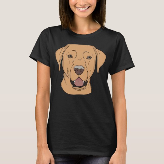T-shirt Young Yellow Lab (Devant)
