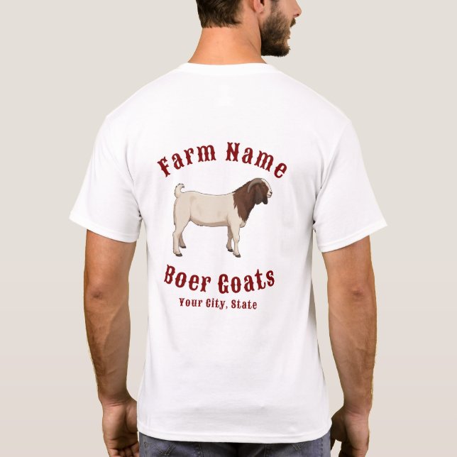 T-shirt Your Farm Boer Goats (Dos)