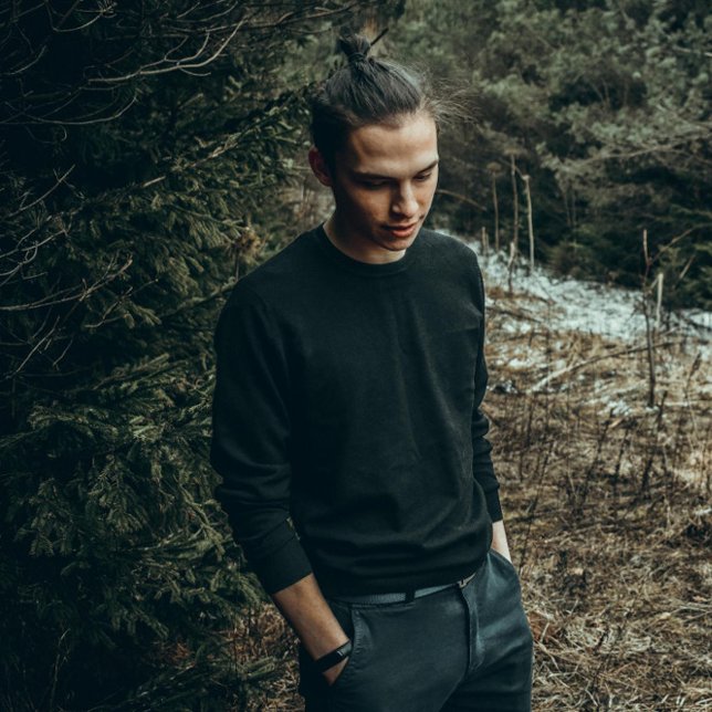 T-shirt Your Image Here Customizable Personalized Black (Créateur téléchargé)