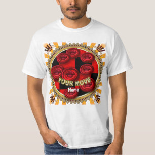 T-shirt 'Your Move Checkers'