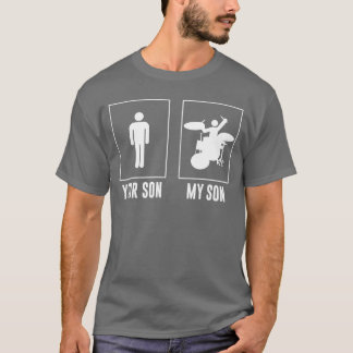 T-shirt Your Son My Son Drummer Rock N Roll Band retro