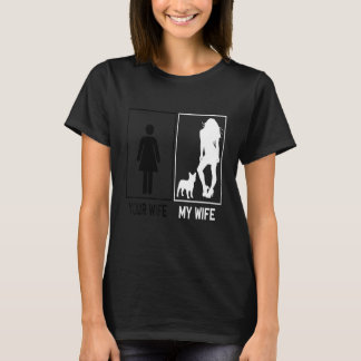 T-shirt Your Wife My Wife French Bulldog Frenchie For Hus