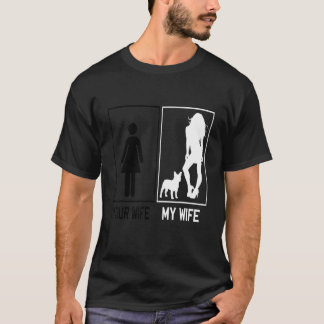 T-shirt Your Wife My Wife French Bulldog Frenchie For Hus