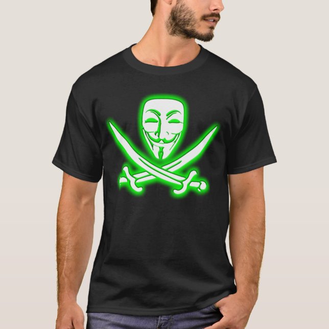 T-shirt YourAnon (VERT) (Devant)