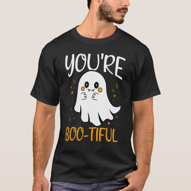 T-shirt You're Boo tiful Halloween Pumpkin Ghosts Hallowee (Devant)