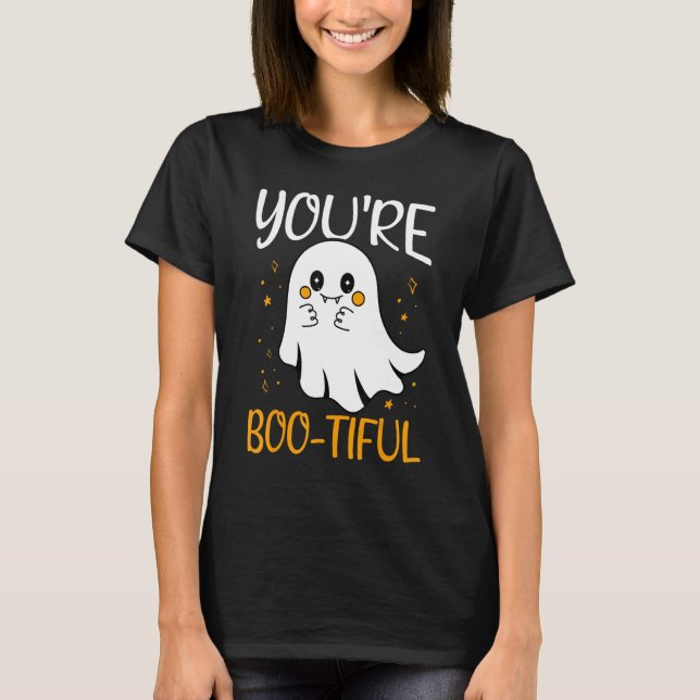 T-shirt You're Boo tiful Halloween Pumpkin Ghosts Hallowee (Devant)