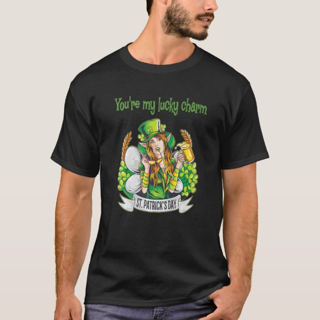 T-shirt You're my lucky charm Premium (Devant)