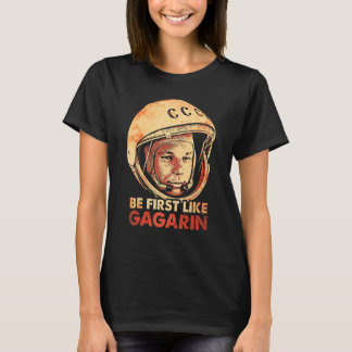 T-shirt Youri Gagarine Cosmonaute Astronaut Espace Premier