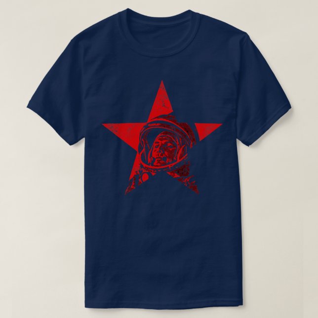T-shirt Youri Gagarine, premier espace6 (Design devant)