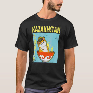 T-shirt Yourte République du Kazakhstan Qazaqstan drapeau 