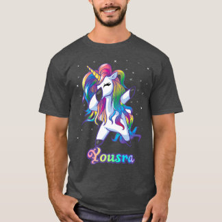 T-shirt YOUSRA Unicorn Cadeaux Pour Filles Cadeaux Anniver