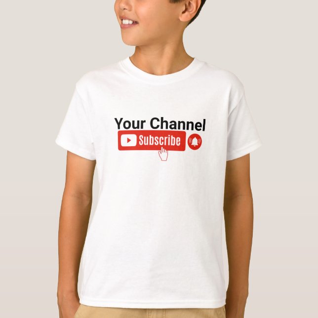 T-shirt Youtuber (Devant)