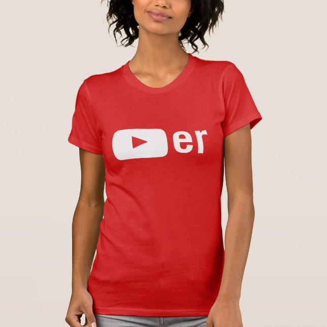 T-shirt YouTuber (Devant)