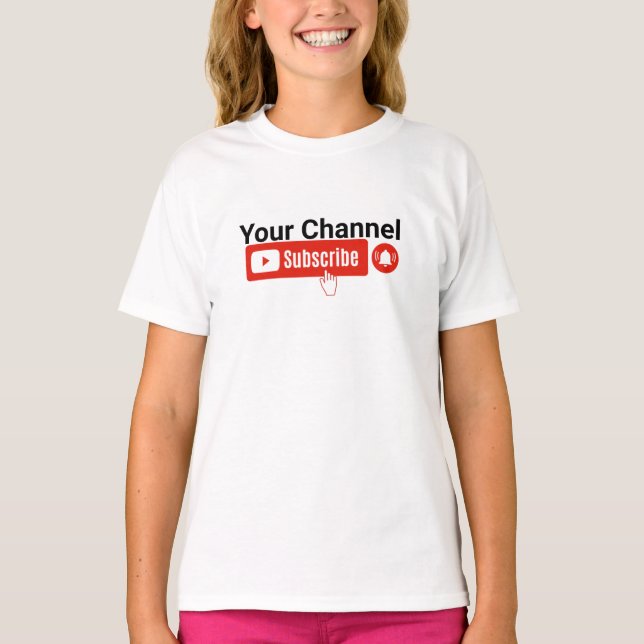 T-shirt Youtuber (Devant)