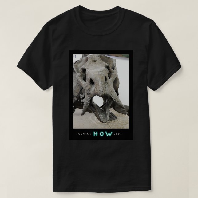 T-shirt Youx27re Quel âge (Design devant)