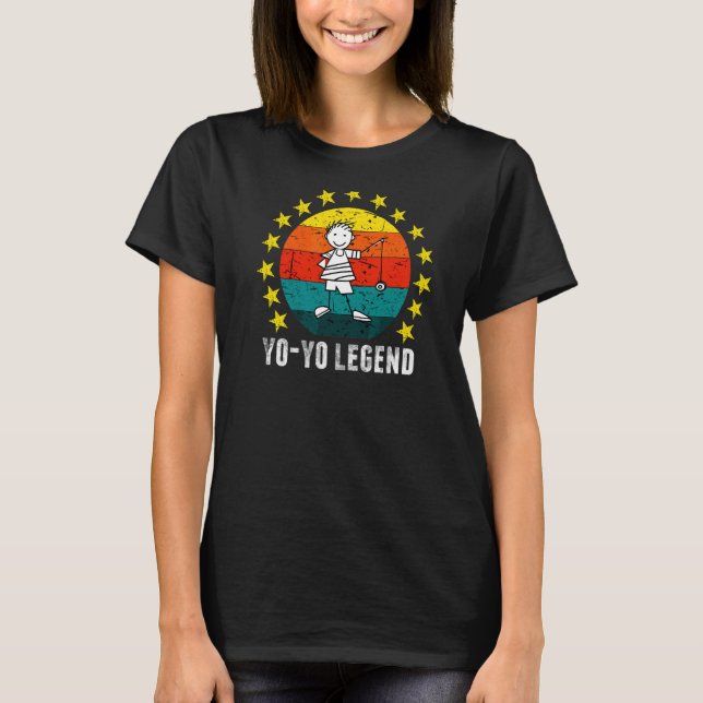 T-shirt Yoyo Designs Pour Yoyo Joueurs 1 (Devant)