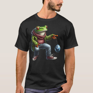 T-shirt YoYo Frog Funny Yo-Yo Shirt For Boys Girls kids Yo